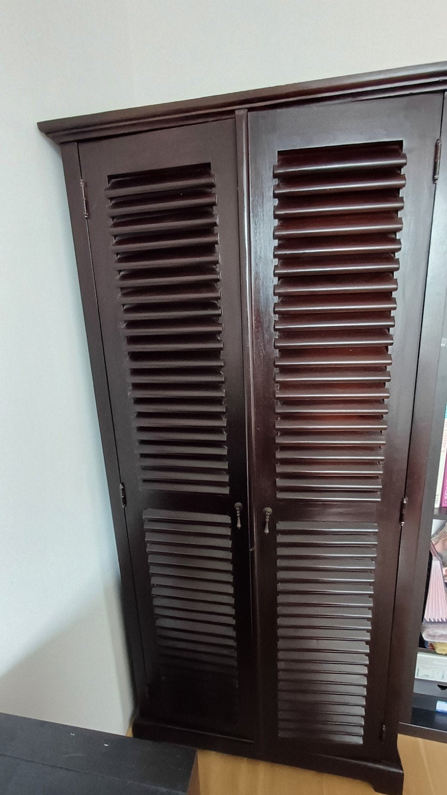 garde robe en manguier mass8f, Huis en Inrichting, Ophalen, Gebruikt