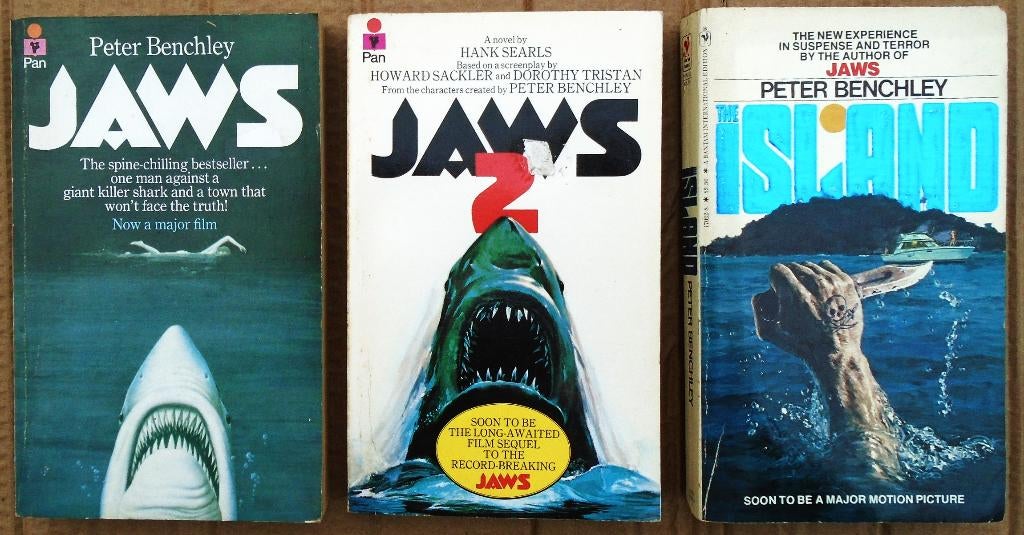 Jaws/Jaws 2 & Island - 1976/1980 - Peter Benchley(1940-2006), Gelezen, Peter Benchley (1940–2006), Ophalen of Verzenden, Amerika