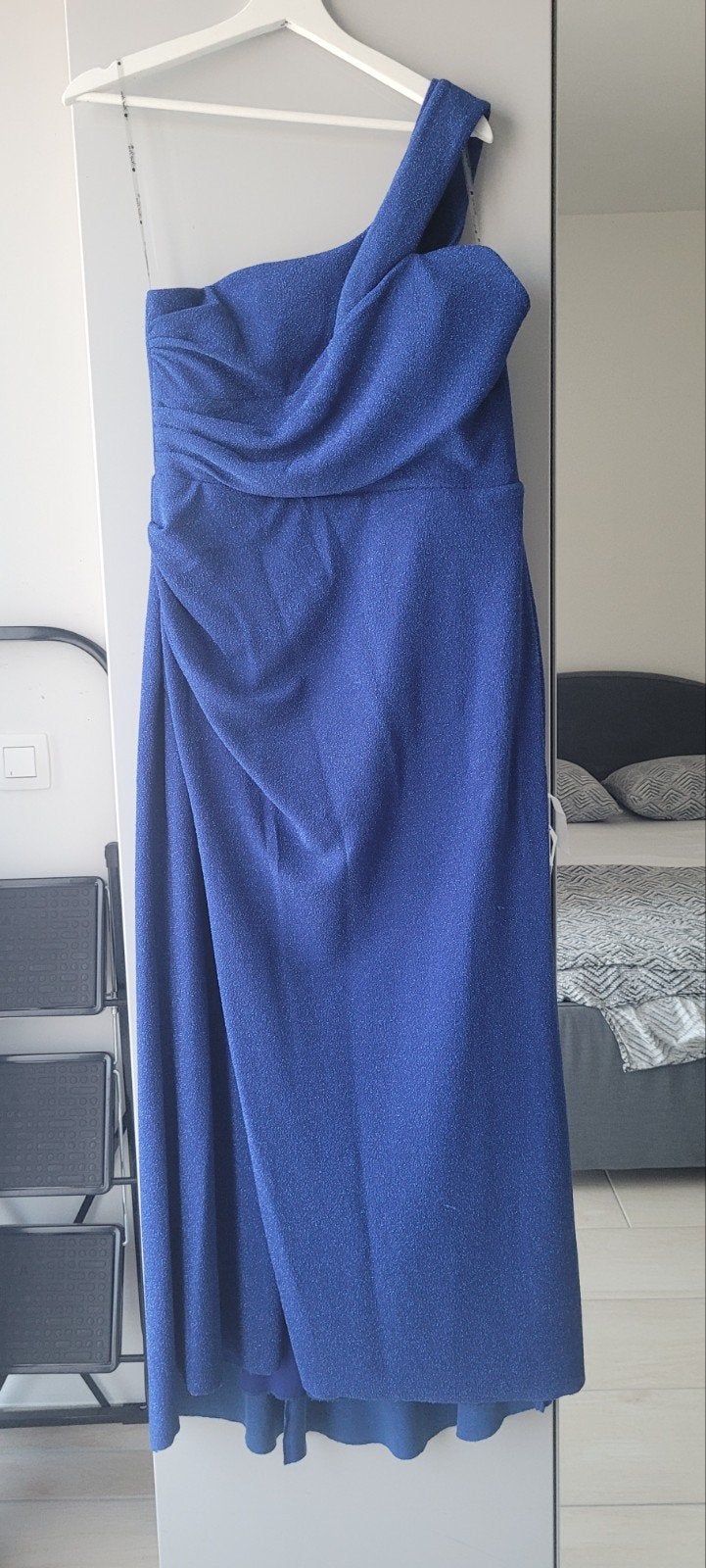 robe de soirée, Ophalen, Blauw