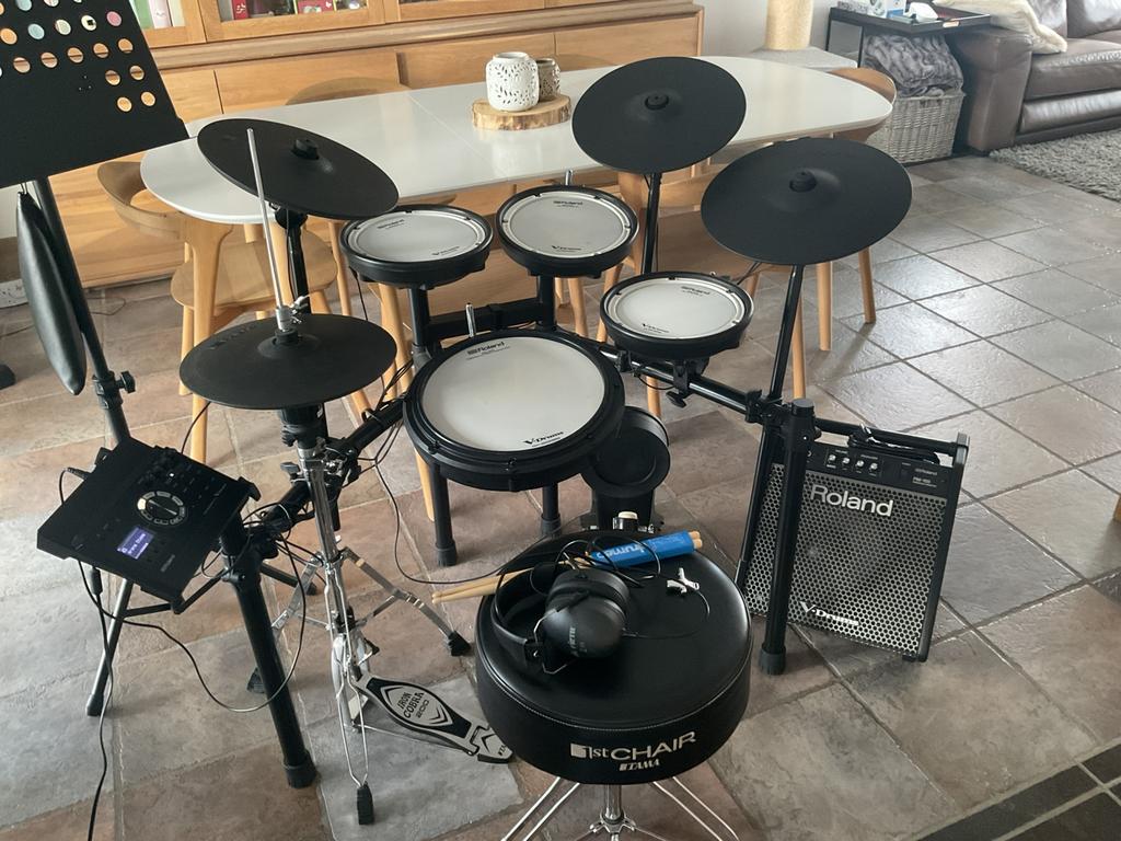 Roland td17 kvx2 met extras., Enlèvement, Comme neuf, Roland