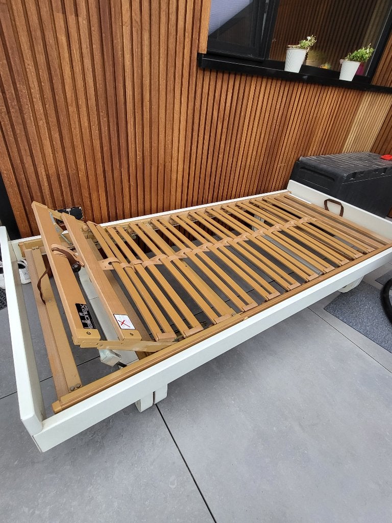 Kinderbed; eenpersonbed, 85 tot 100 cm, Zo goed als nieuw, 180 cm of meer, Ophalen