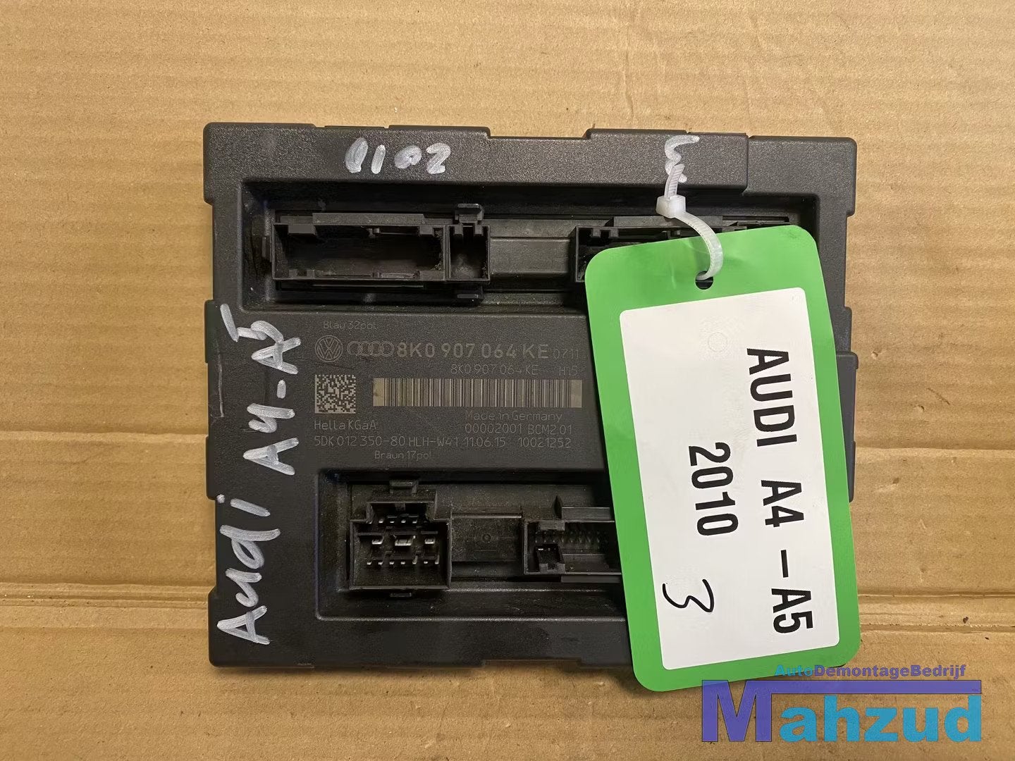 AUDI A4 A5 B8 8F Body controle module bcm sam 2007-2015 8K09, Gebruikt, AUDI AG, Auto-Union-Strasse 1
85045  Ingolstadt, DE, Audi