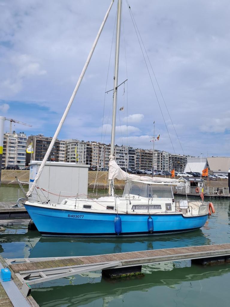 Motorsailer, Watersport en Boten, Kajuitzeilboten en Zeiljachten, Gebruikt, Motorsailer, Diesel, Binnenboordmotor, Polyester, 1.50 - 1.70 meter