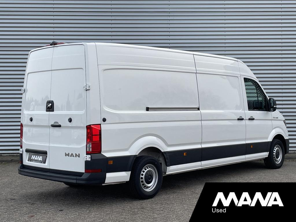 MAN TGE 3.180 177PK L4H3 Automaat Airco Camera Cruise Carpla, Auto's, Bestelwagens en Lichte vracht, Stof, Gebruikt, 4 cilinders