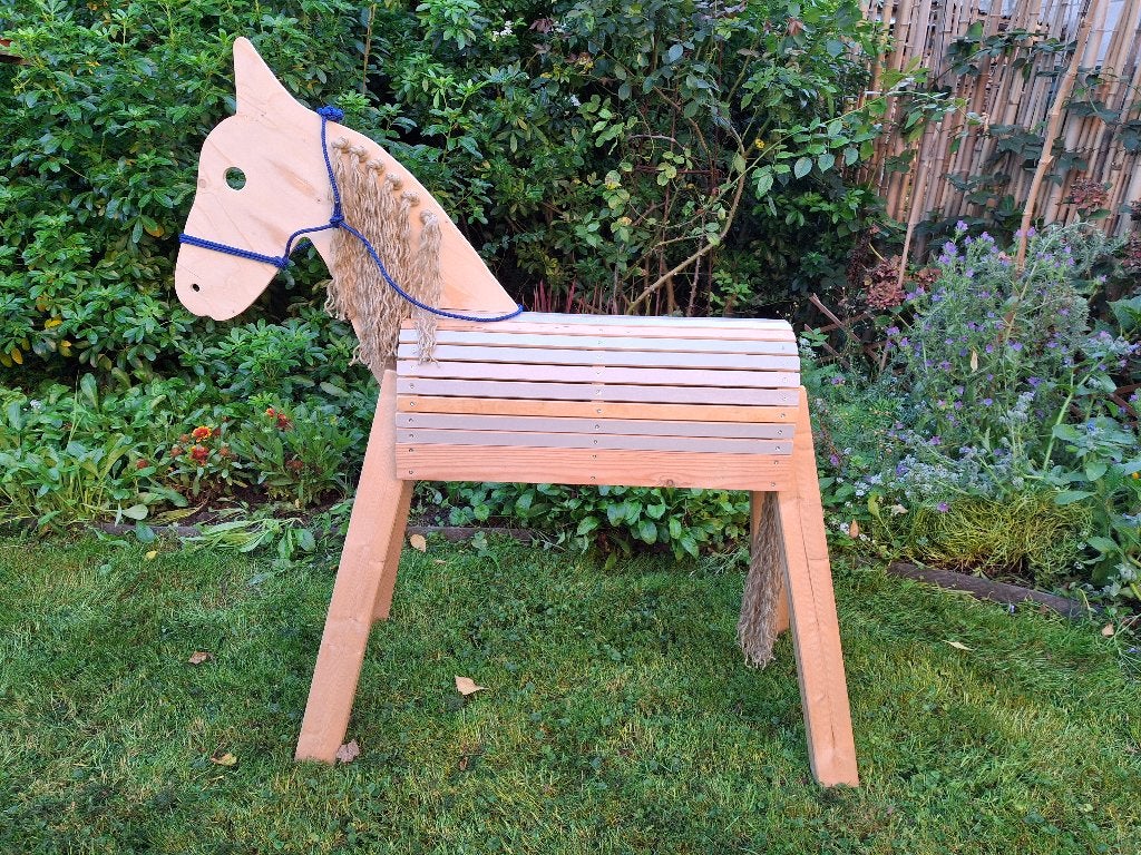 houten paardje, Kinderen en Baby's, Ophalen, Zo goed als nieuw, Rij- of Hobbelspeelgoed