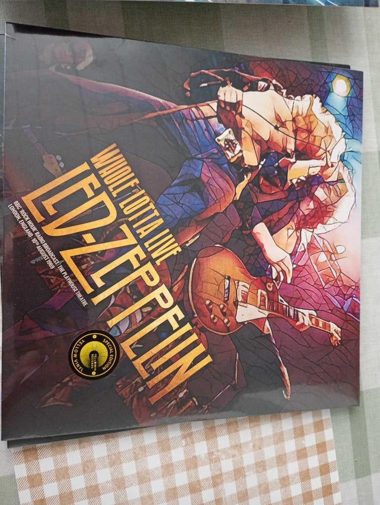 Led Zeppelin - Whole lotta live ( gele vinyl ), Verzenden, 1960 - 1969, Nieuw in verpakking, 12 inch