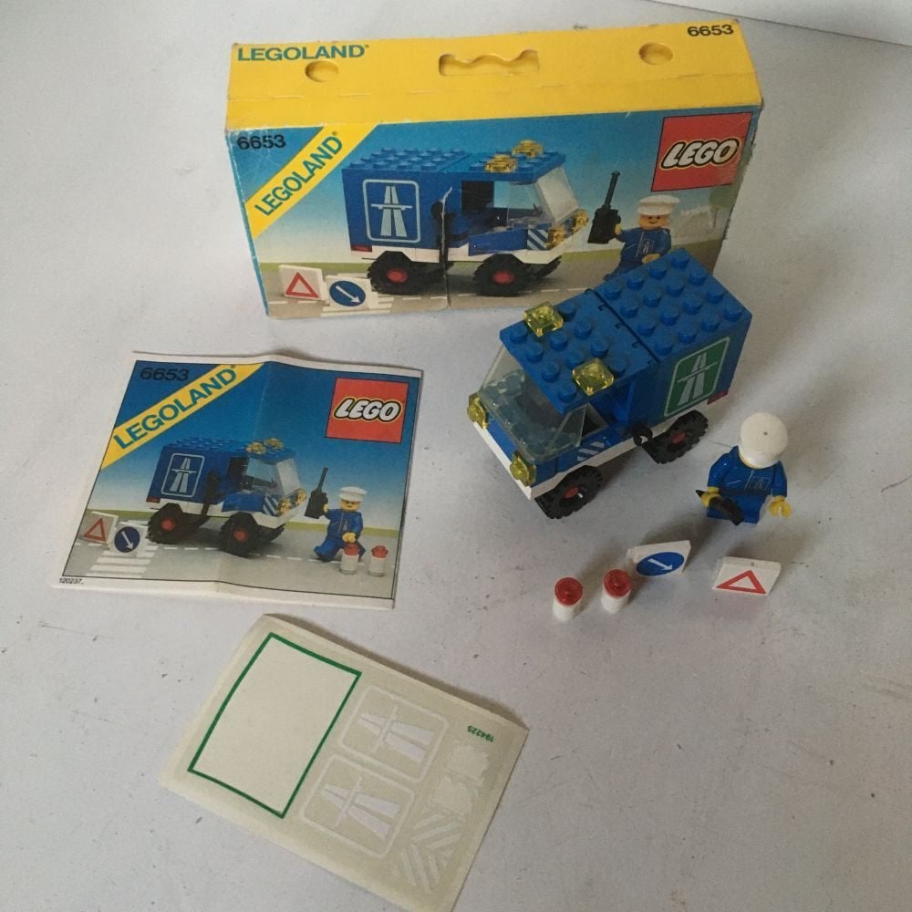 Lego Legoland - Snelweg onderhoud - 6653, Instructions incluses, Enlèvement ou Envoi, Lego, Ensemble complet