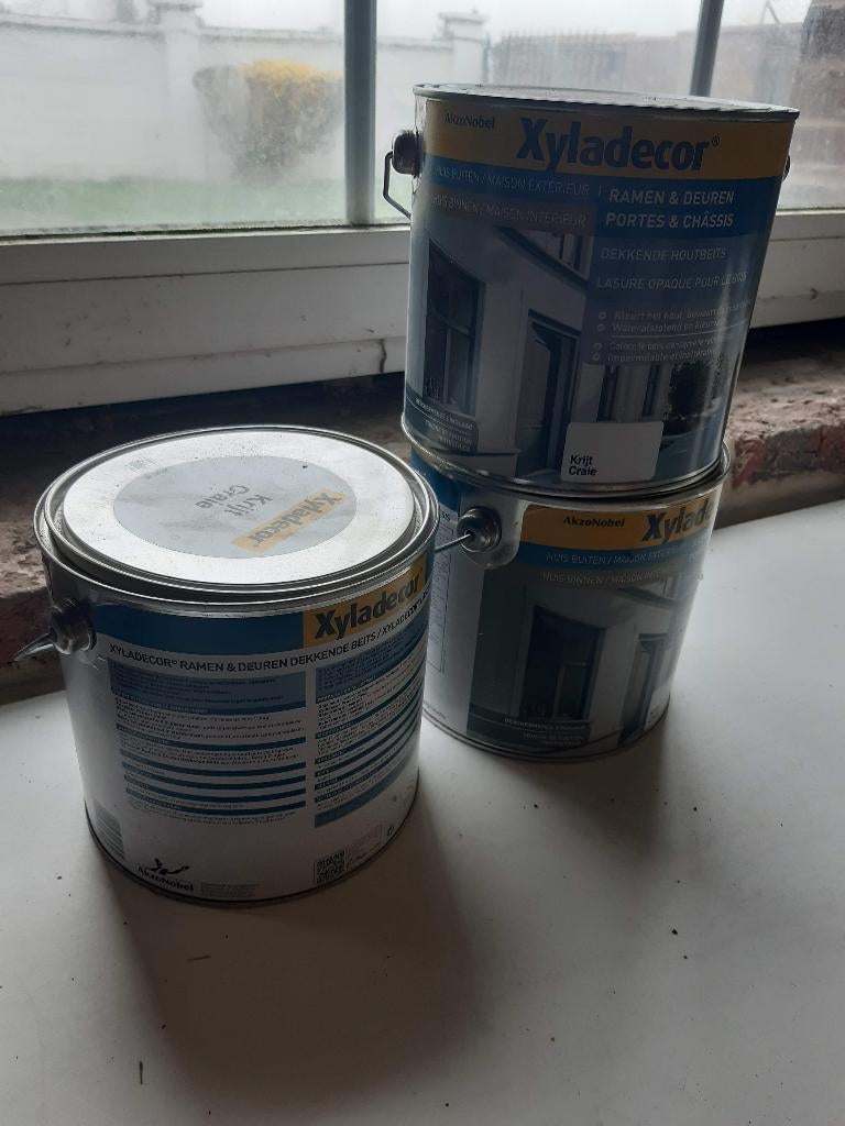 Peinture lasure opaque porte et châssis bois, Bricolage & Construction, Peinture, Vernis & Laque, Neuf, Moins de 5 litres, Autres couleurs