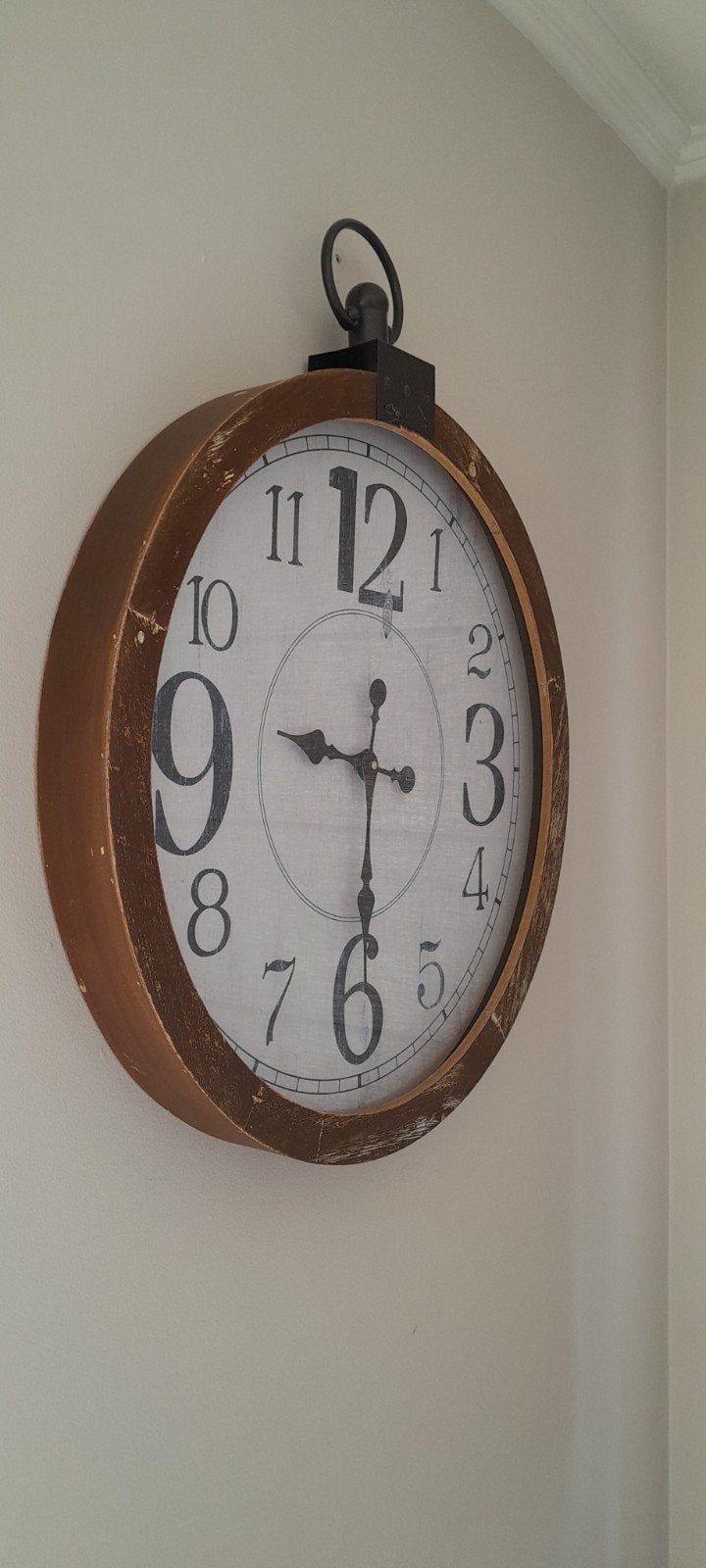 Muur horloge, Ophalen