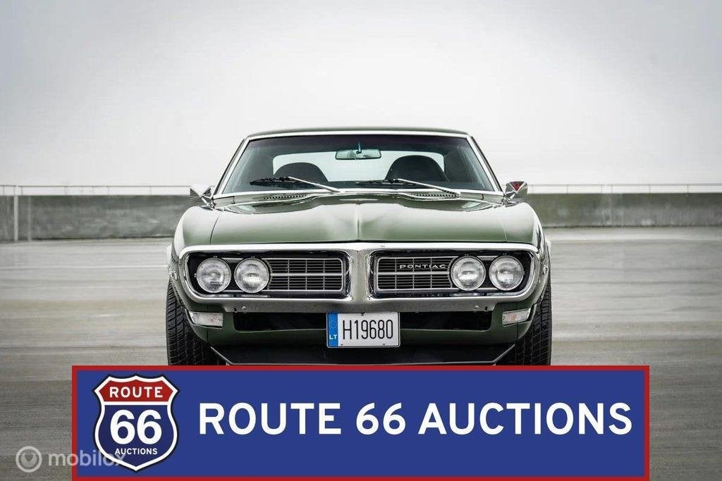 Pontiac Firebird | 1968 | Route 66 Auctions, Achat, Pontiac, Entreprise, Boîte manuelle