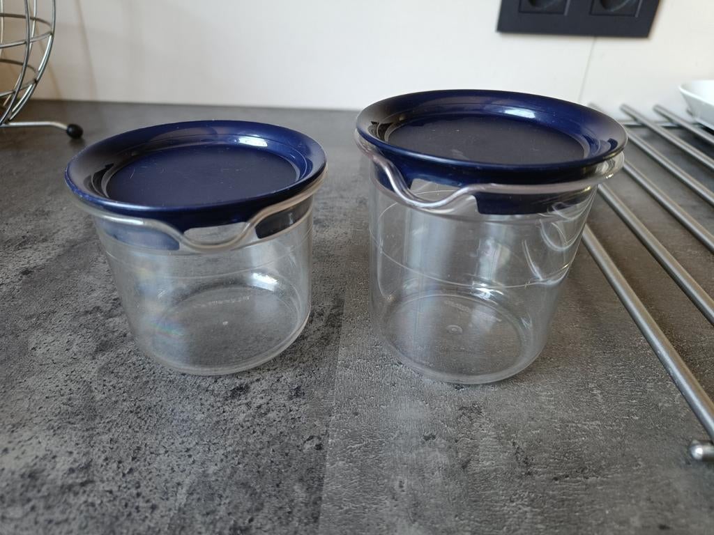 Suiker en melkpotje Tupperware, Ophalen