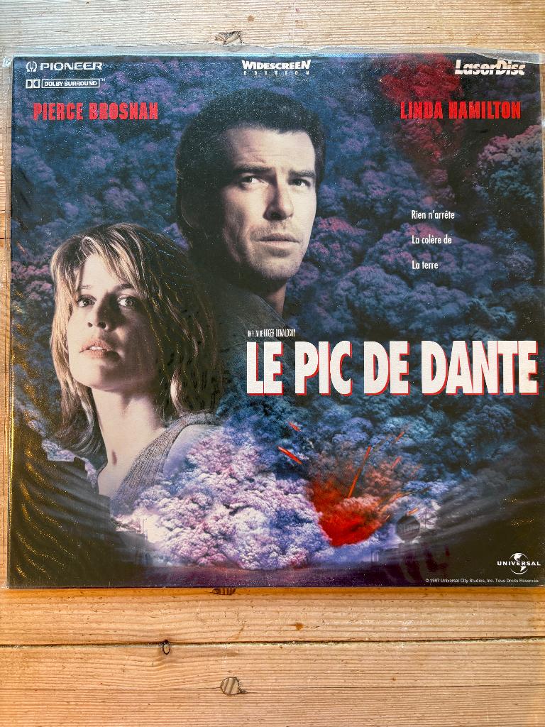 LaserDisc – Le Pic de Dante – Pierce Brosnan – Widescreen, Enlèvement ou Envoi, Comme neuf, Film