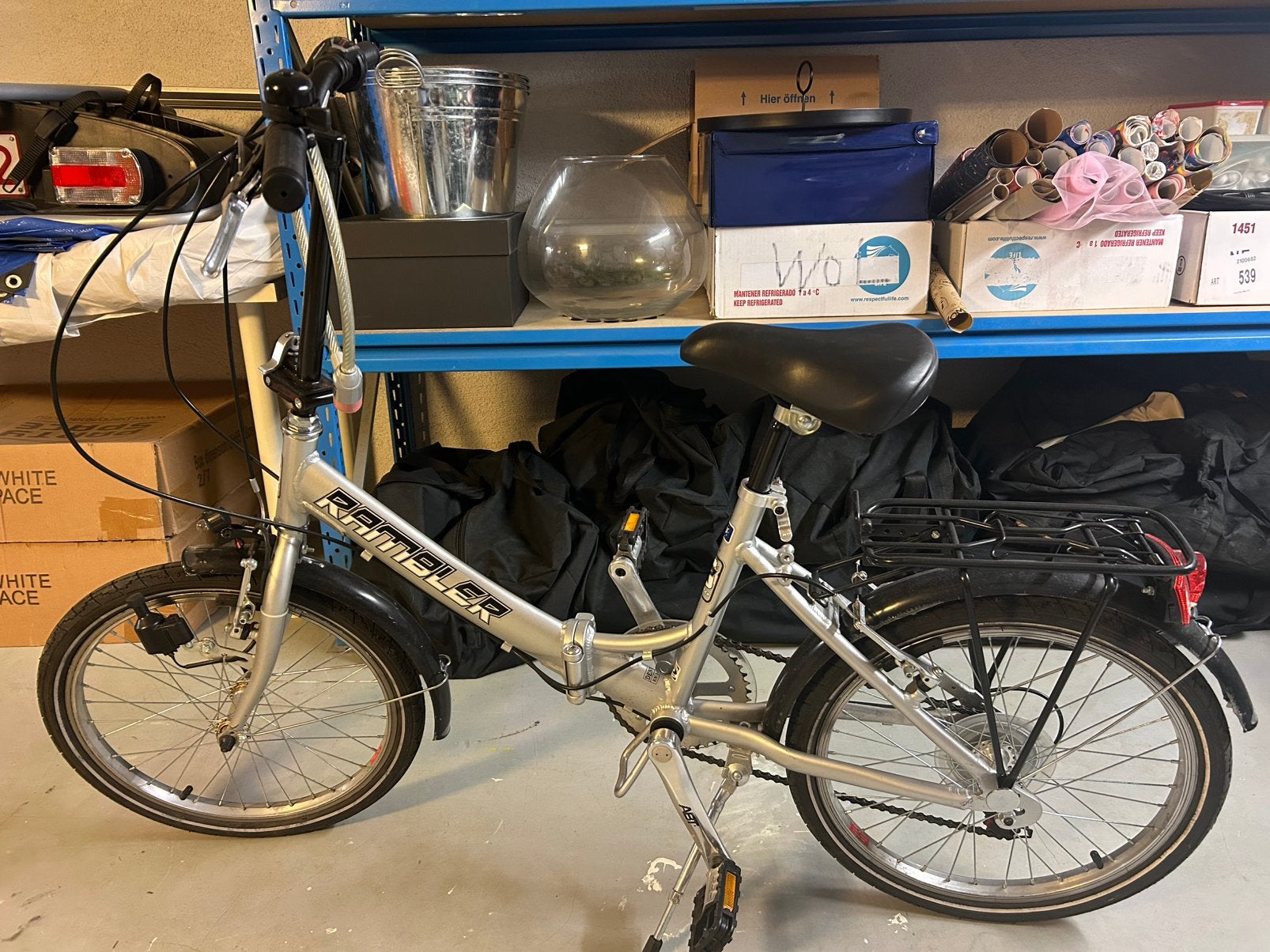 Plooifiets, Ophalen, Gebruikt, Totaal opvouwbaar