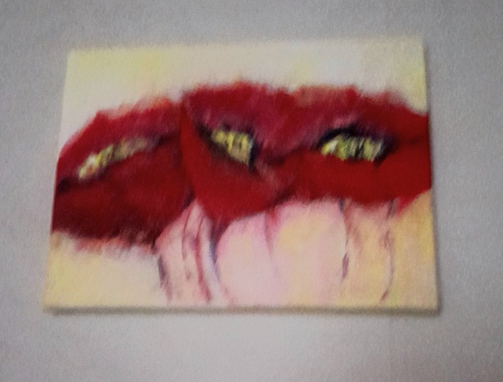 Schilderij, Antiquités & Art, Enlèvement, Peint à la main, Peinture acrylique, Fleurs