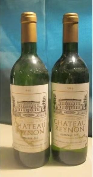 2x Chateau Reynon Sauvignon Blanc -1986, Verzamelen, Frankrijk, Ophalen of Verzenden, Vol, Witte wijn