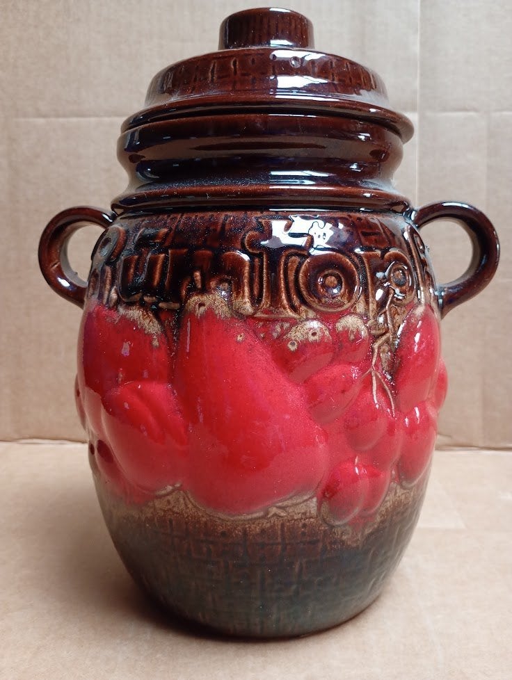 Vintage West-Germany Rumtopf — Scheurich Keramik, Ophalen of Verzenden