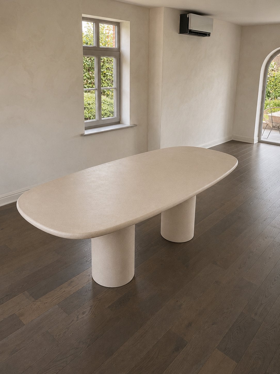 MORTEX tafel deens ovaal - nieuw, Huis en Inrichting, Tafels | Eettafels, Nieuw, Ovaal, Ophalen of Verzenden