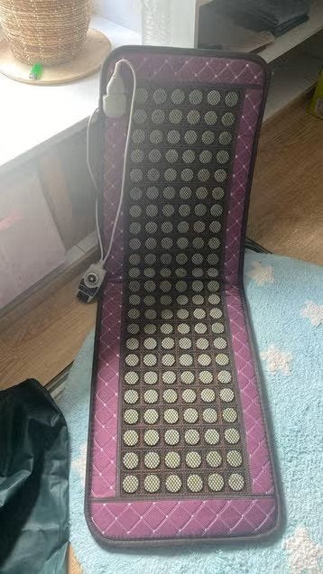 Grand tapis de thérapie avec des pierres de jade chauffante, Enlèvement ou Envoi