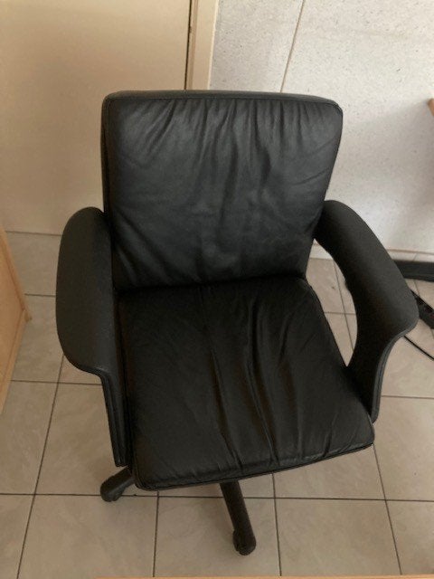 Bureaustoel, Ophalen, Gebruikt, Zwart, /