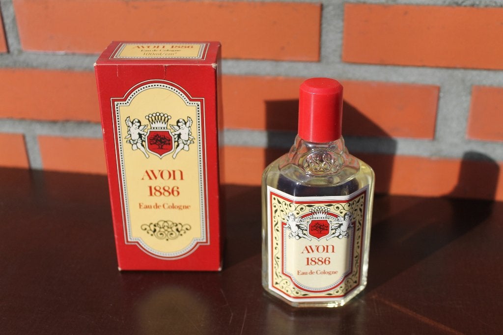 Vintage Avon 1886 Eau De Cologne 100ml in originele doosje, Ophalen of Verzenden, Nieuw, Parfumfles, Gevuld