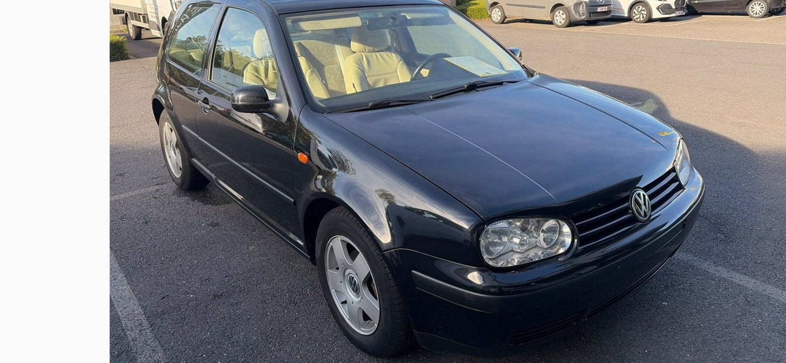 Golf 4 1.4 eci carpass 1er propriétaire, 118 g/km, Achat, Beige, Entreprise