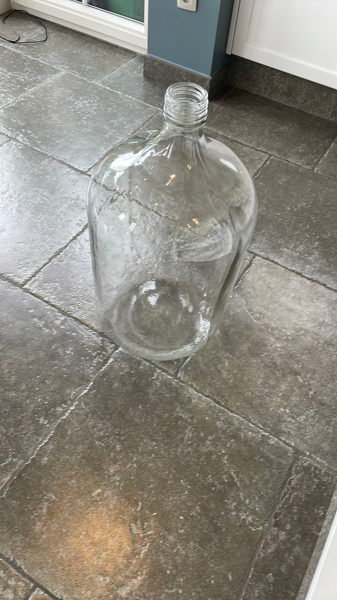 Gistfles, fermentatiefles 40 liter glas, Ophalen, Gebruikt