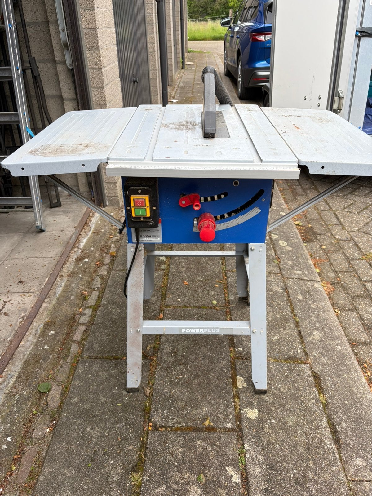 Zaagtafel Powerplus  1500W - 4700 tr/min 230V bj 2014, Ophalen, Zo goed als nieuw
