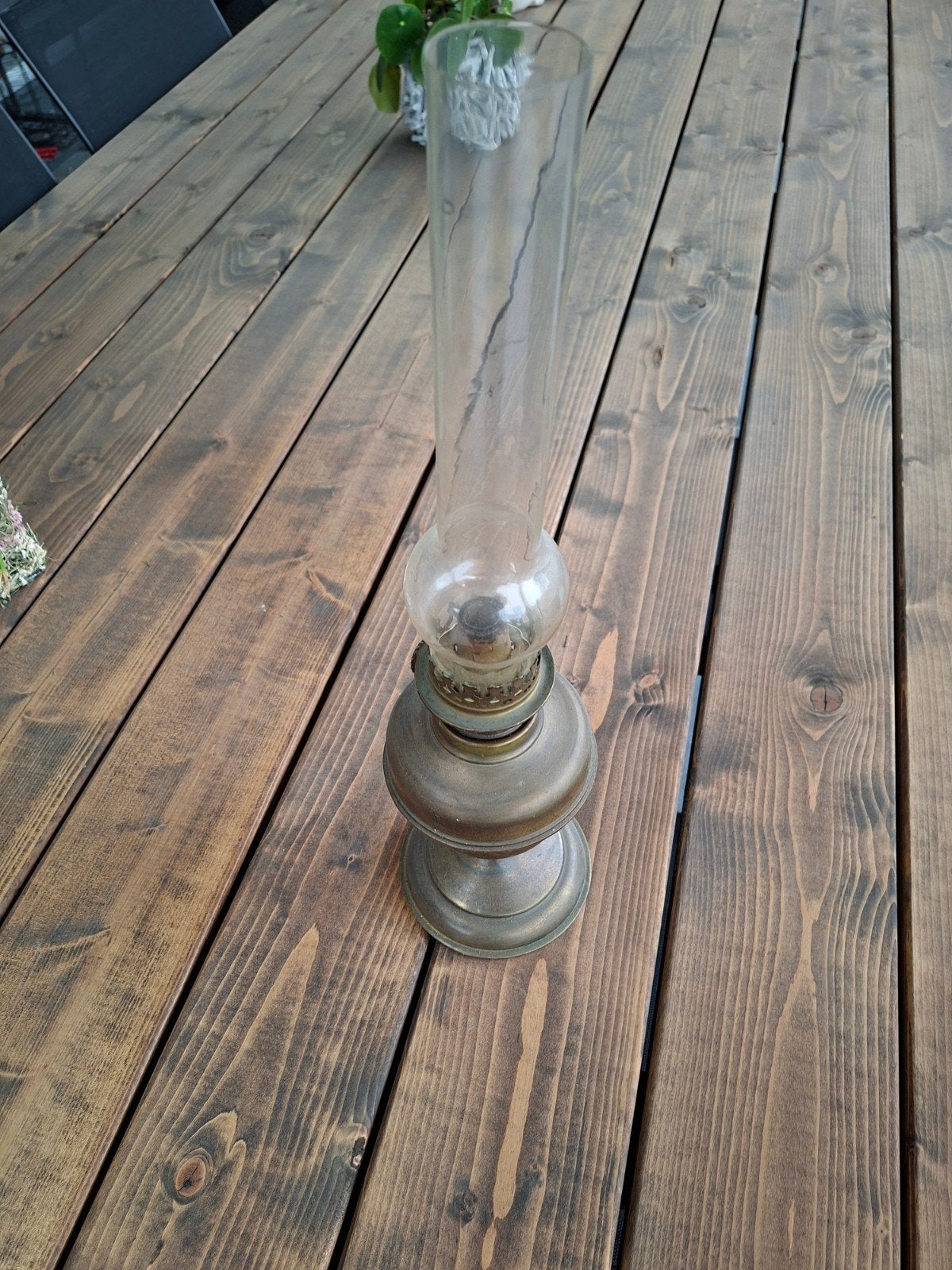 petroleumlamp, Ophalen