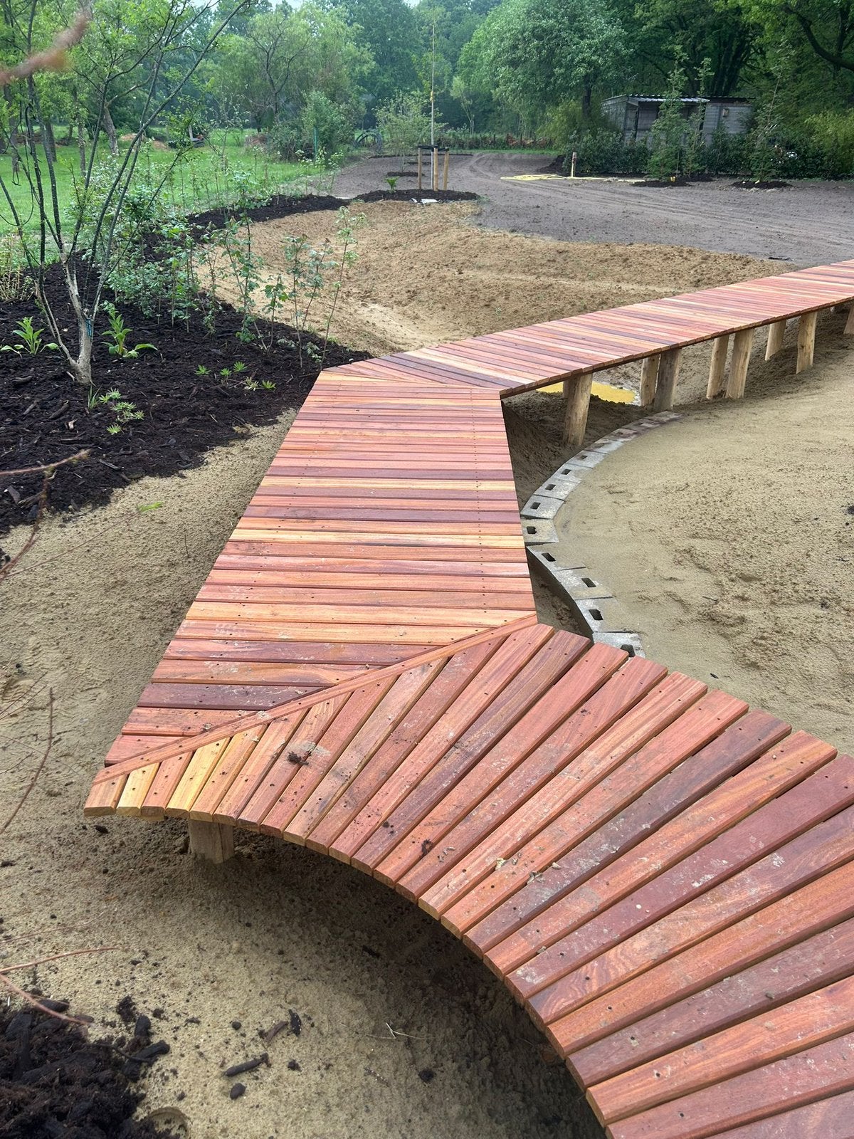 Hardhouten planken okan, Enlèvement, Neuf