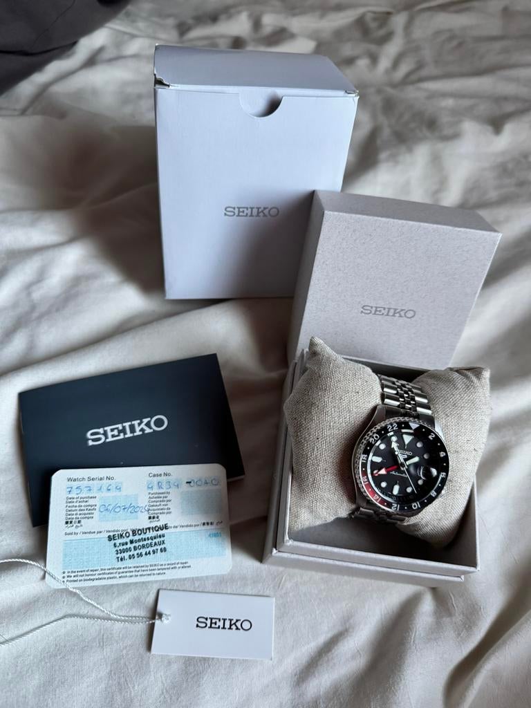 Seiko 5 GMT, Bijoux, Sacs & Beauté, Montres | Hommes, Montre-bracelet, Seiko, Enlèvement, Acier