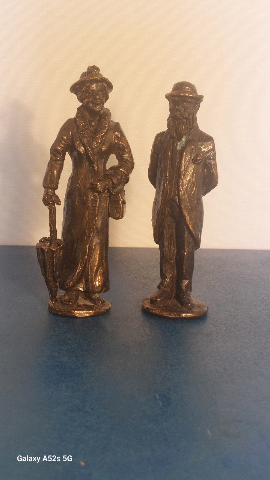 Abraham en Sarah., Ophalen of Verzenden, Brons