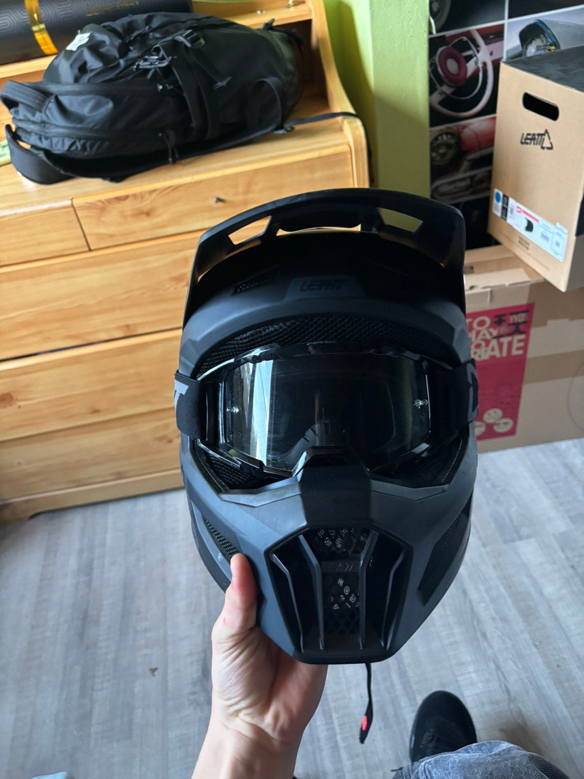 Leath helm, Autres marques, M, Casque off road, Enlèvement