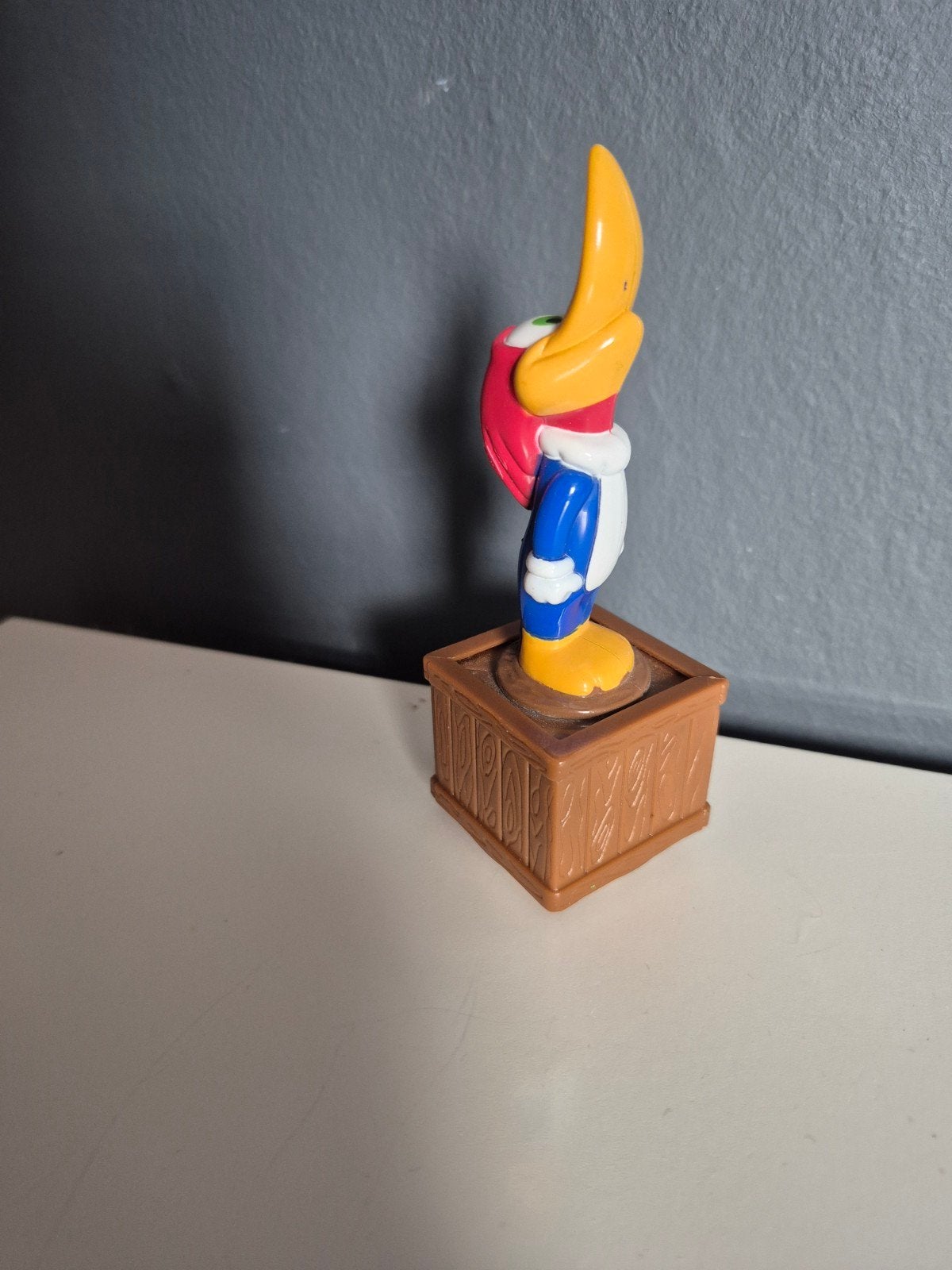 woody woodpecker quik vintage popje 12cm, Ophalen of Verzenden