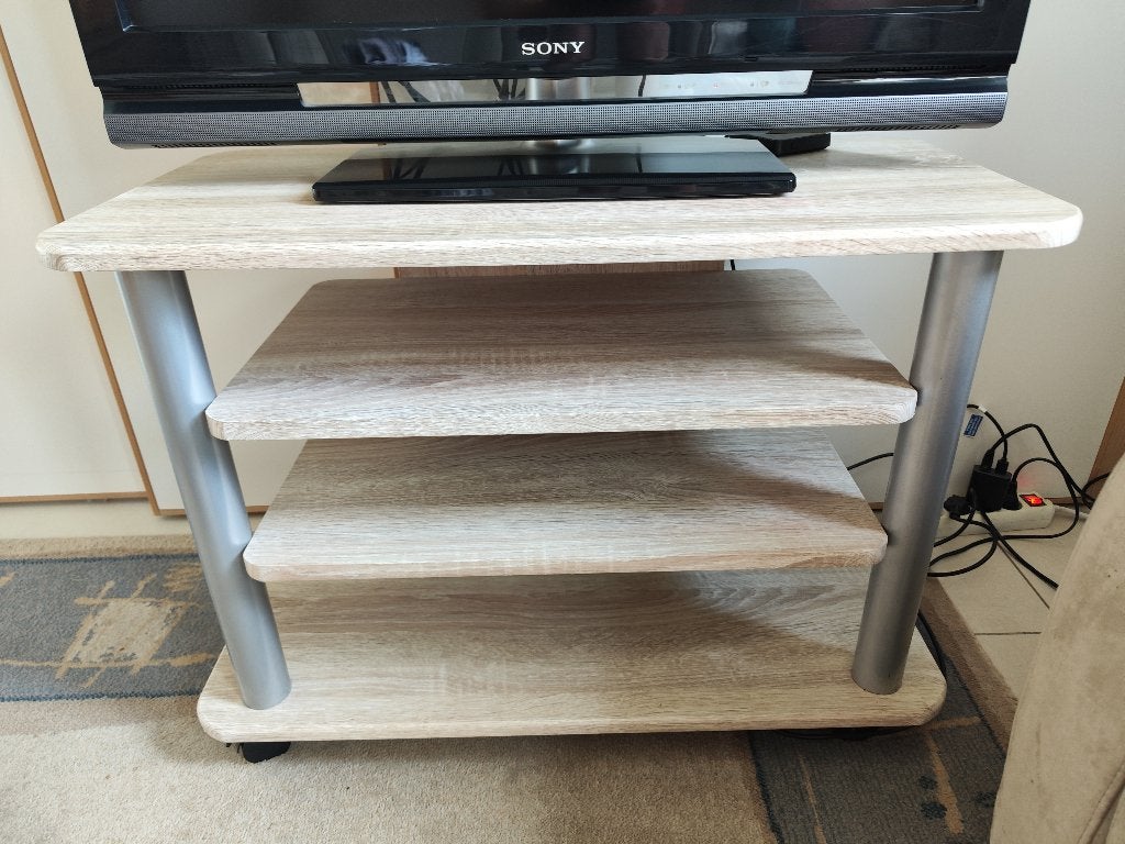 meuble TV ouvert, Métal, 25 à 50 cm, Moins de 100 cm, Comme neuf