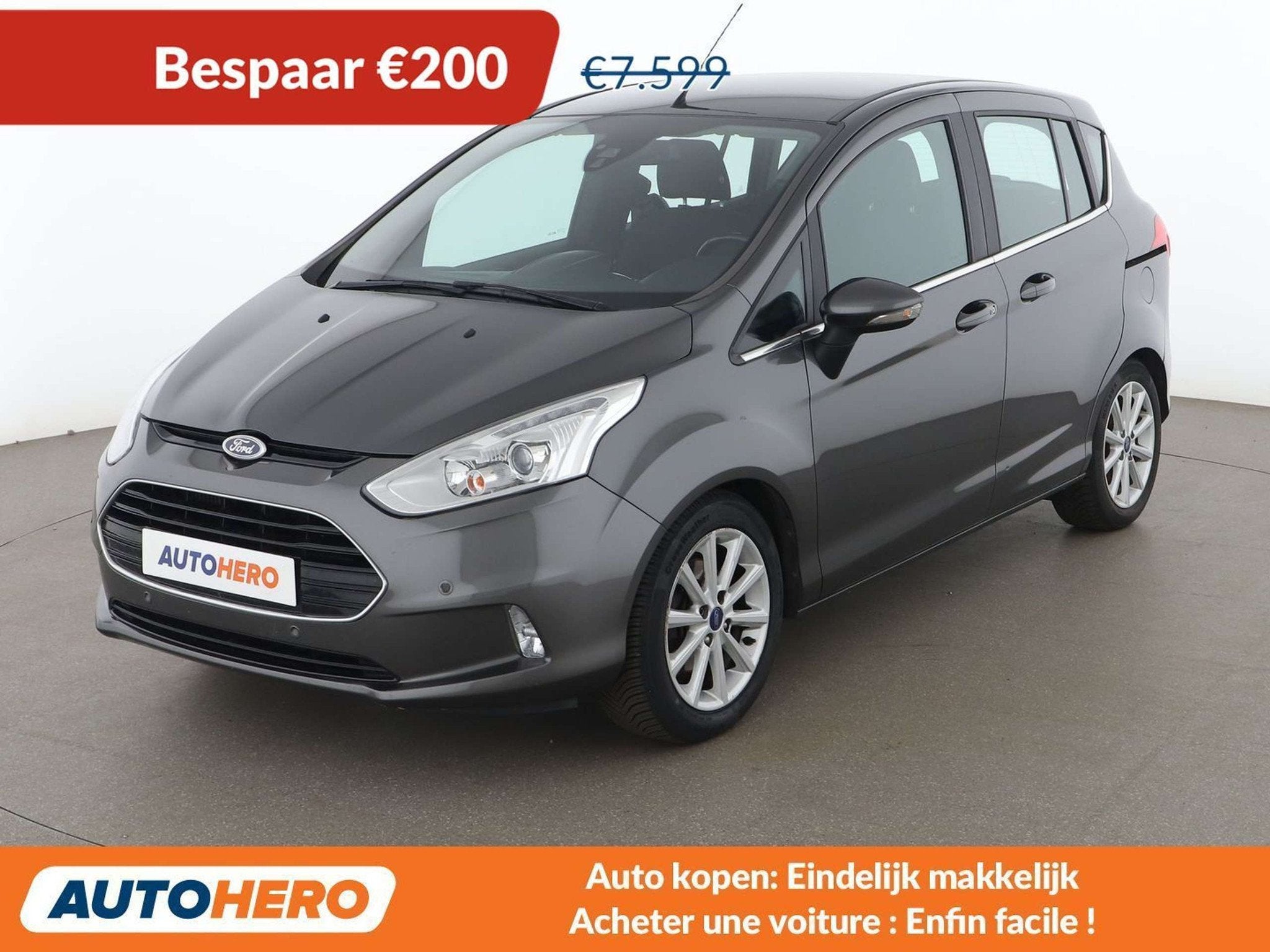 Ford B-MAX 1.5 TDCi Titanium (année de construction 2018), Autos, Argent ou Gris, Achat, Climatisation automatique, https://public.car-pass.be/vhr/9ffa42f1-1b35-4c3c-9261-45f735b942fd