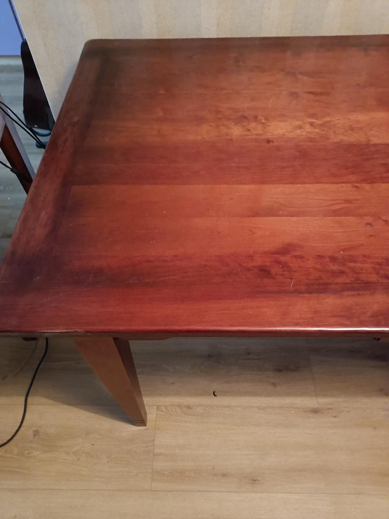Table de salle à manger en merisier, Enlèvement, Cerisier