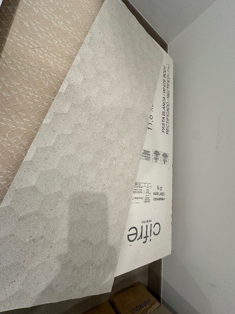 Tegel Greystone White - 90x30 - 1,80 m2, Ophalen, 60 cm of meer, Nieuw, Minder dan 5 m²