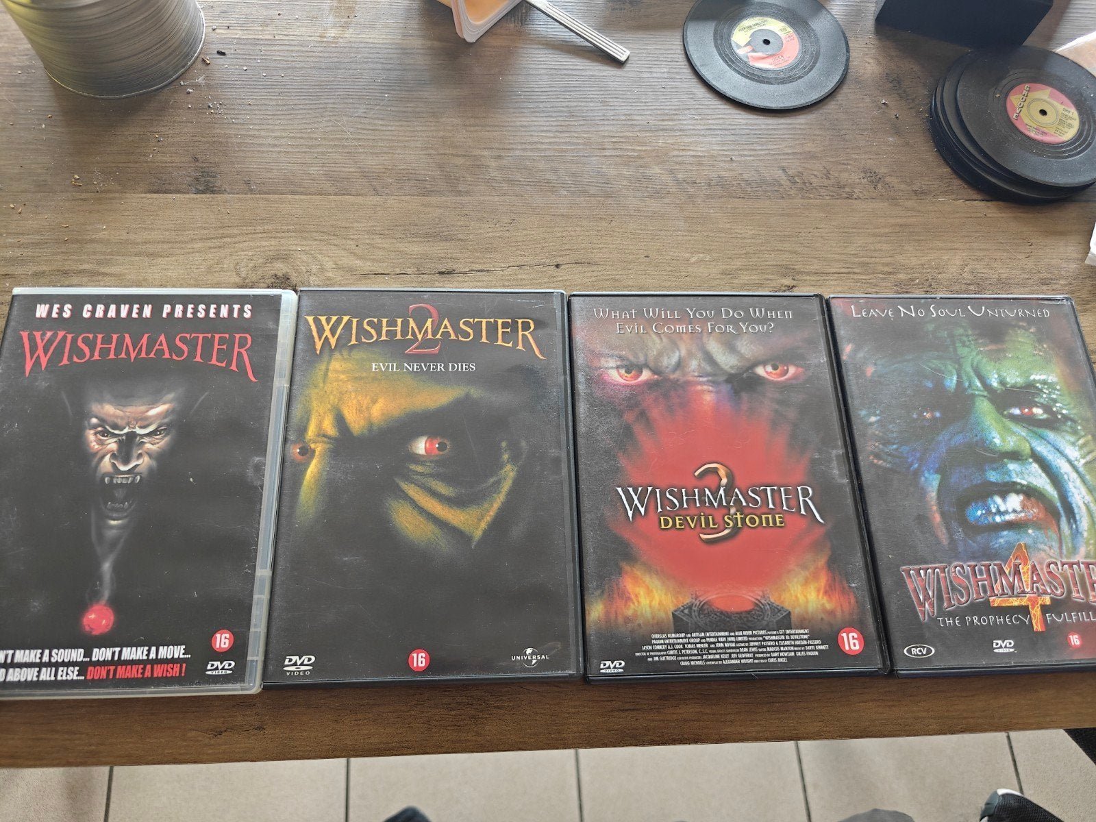 Wishmaster Dvd boxset NL ondertitels, Ophalen, Boxset
