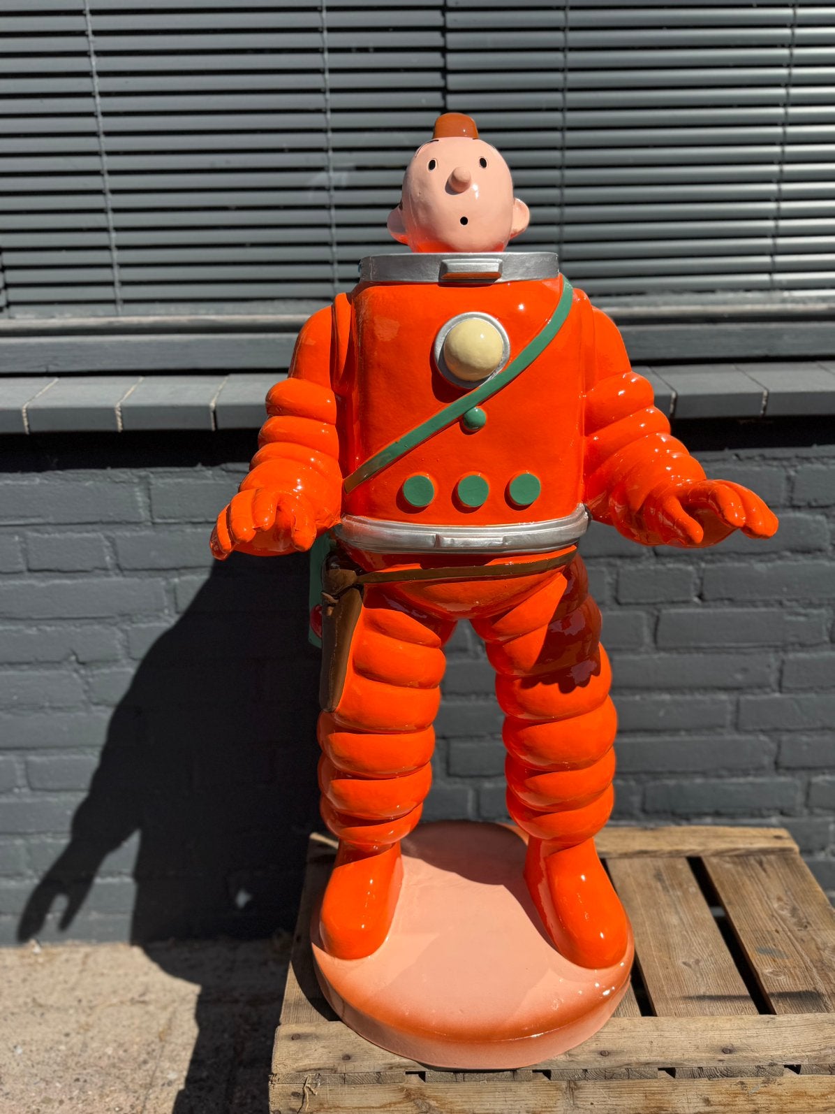 Kuifje Astronaut beeld XL, Verzamelen, Ophalen, Zo goed als nieuw, Mens