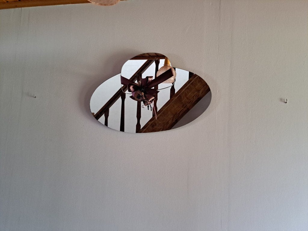 spiegels, Huis en Inrichting, Ophalen, Zo goed als nieuw, Ovaal