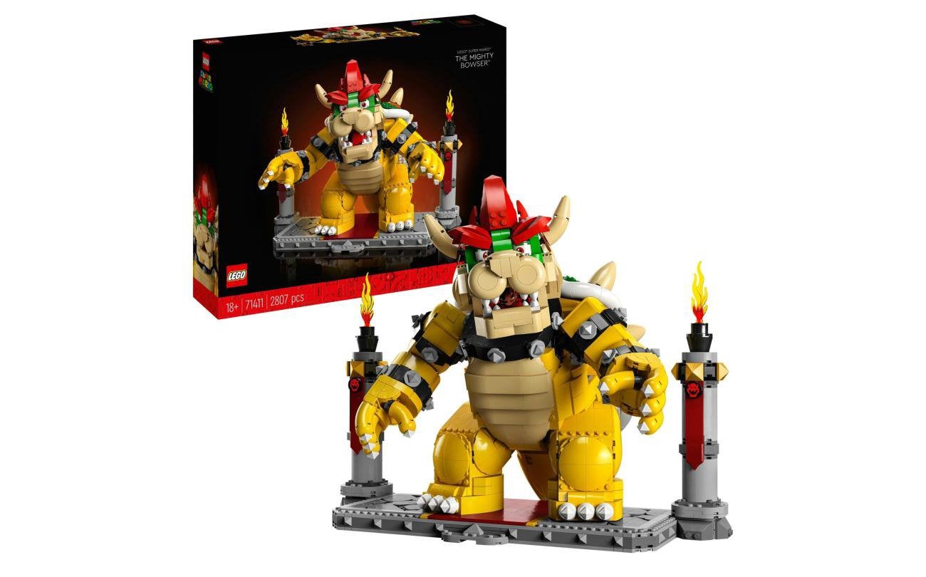 Lego Bowser 71411, Ophalen, Zo goed als nieuw, Compleet, Lego