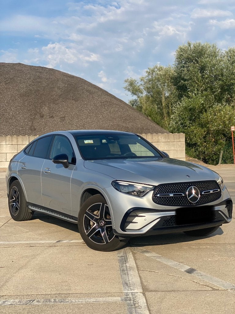 Mercedes GLC 220d 4-Matic coupé, Autos, Cuir, Argent ou Gris, Achat, Euro 6
