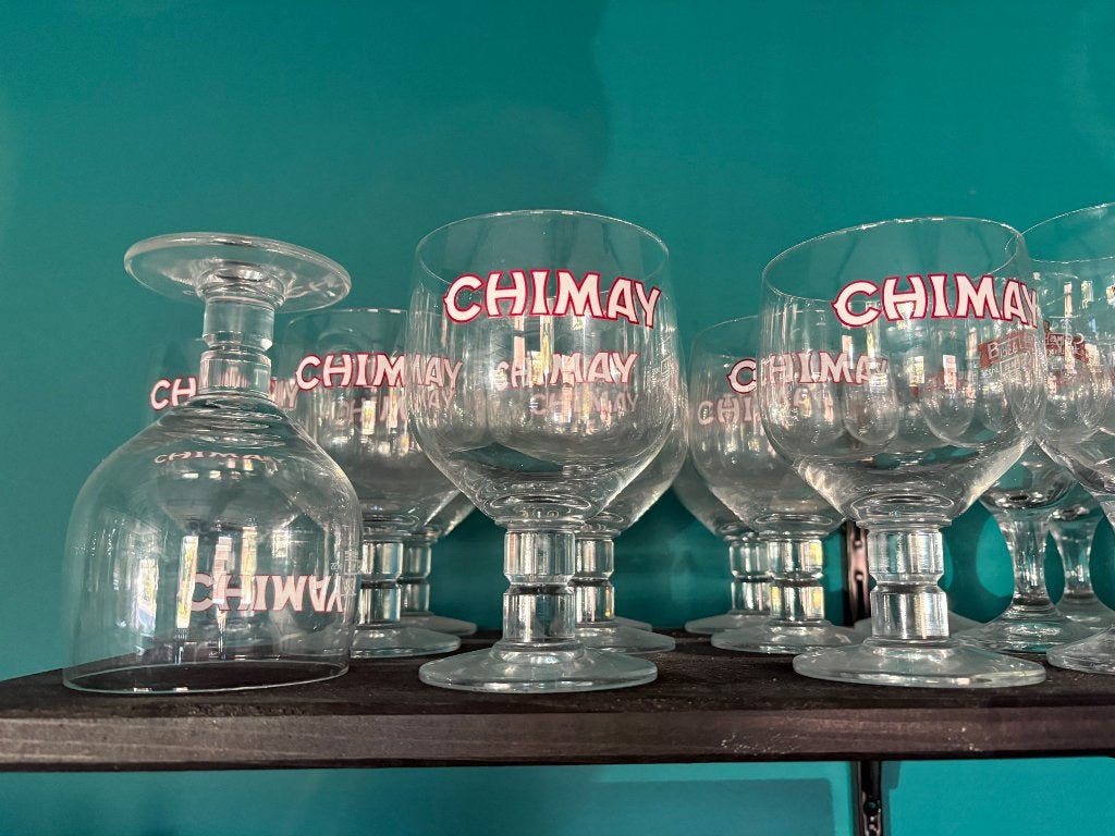 Verre chimay x13, Collections, Enlèvement ou Envoi, Comme neuf, Verre ou Verres