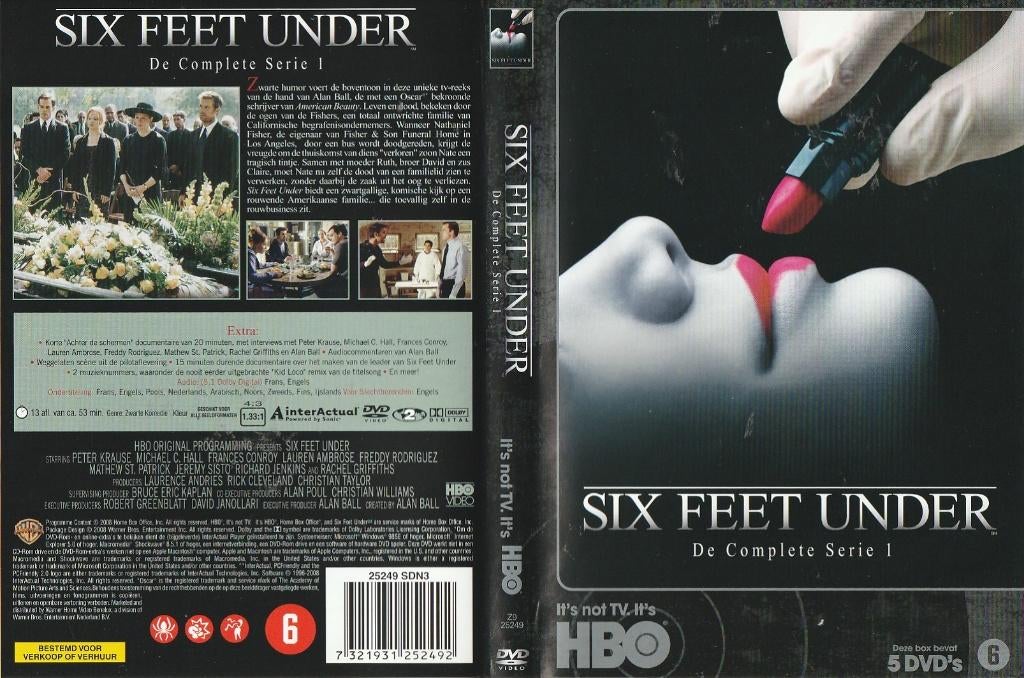 Six feet under - Seizoen 1, 3 & 4, Boxset, Drama, Ophalen of Verzenden, Zo goed als nieuw