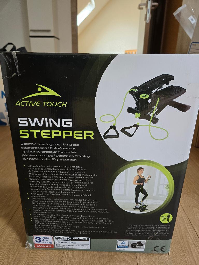 Active Touch Swing Stepper - ongeopend, Sports & Fitness, Neuf, Enlèvement, Autres matériaux, Appareil step