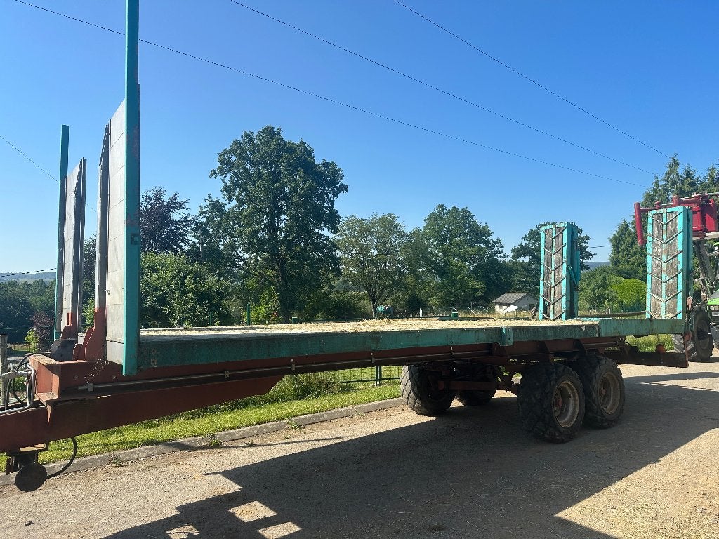 Remorque agricole avec rampes hydraulique, Enlèvement, Agricole