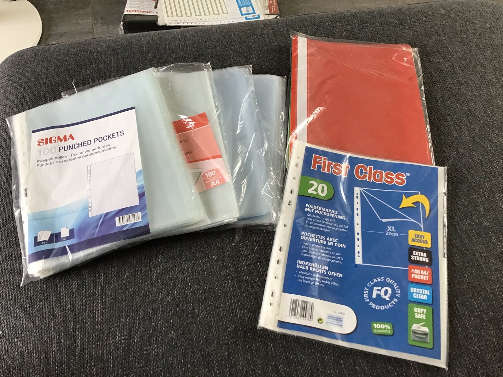 Set bestekmapjes en u-mapjes, Ophalen, Nieuw