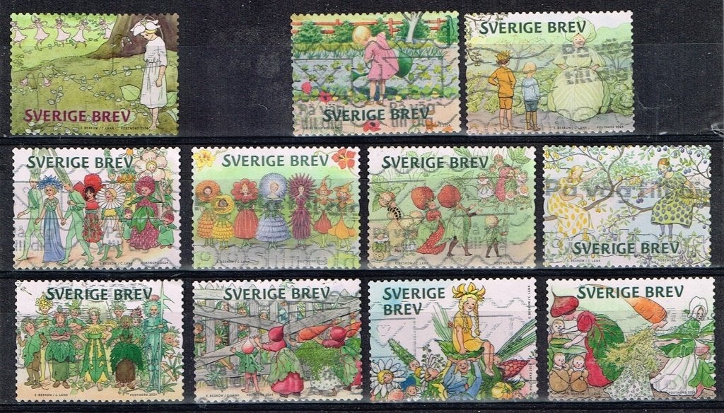 Timbres de Suède - K 5860 - livres pour enfants, Timbres & Monnaies, Timbres | Europe | Scandinavie, Envoi, Suède, Affranchi