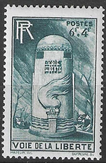 Frankrijk 1947 - Yvert 788 - Weg van de Vrijheid (PF), Postzegels en Munten, Verzenden, Postfris