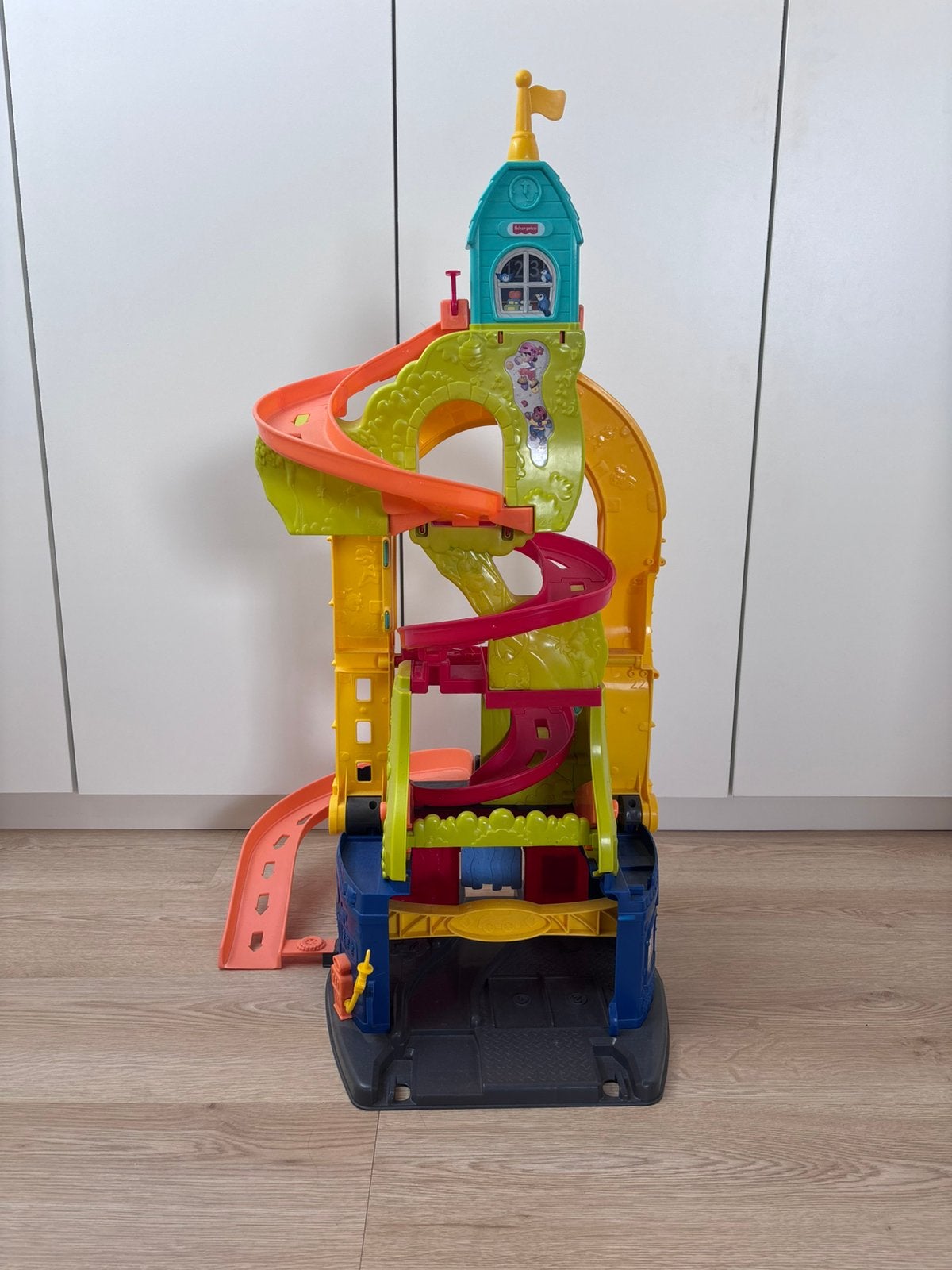 Fisher-price Little People Zit & Sta Racebaan, Kinderen en Baby's, Speelgoed | Fisher-Price, Ophalen, Zo goed als nieuw, Auto of Voertuig